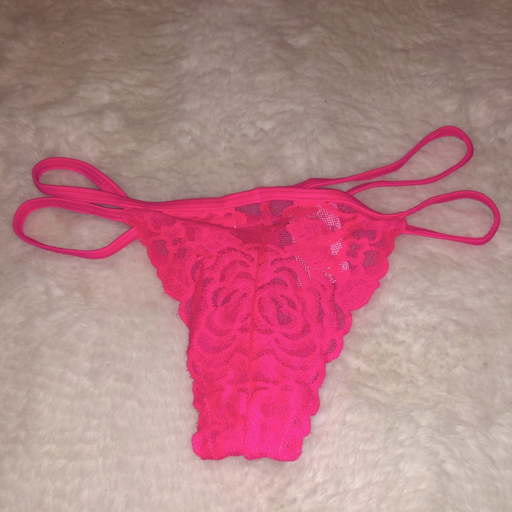 COPY - Victoria’s Secret hot pink strappy thong